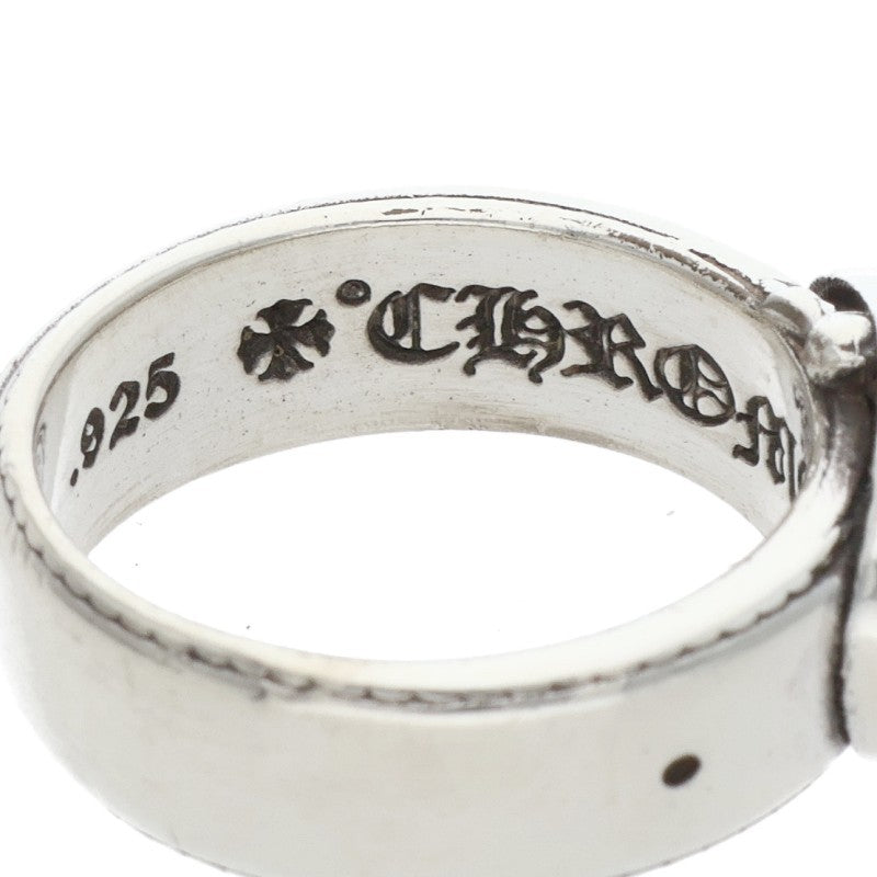 Chrome Hearts BELTED OVAL SML Silver Ring Size US 4