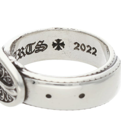 Chrome Hearts BELTED OVAL SML Silver Ring Size US 4
