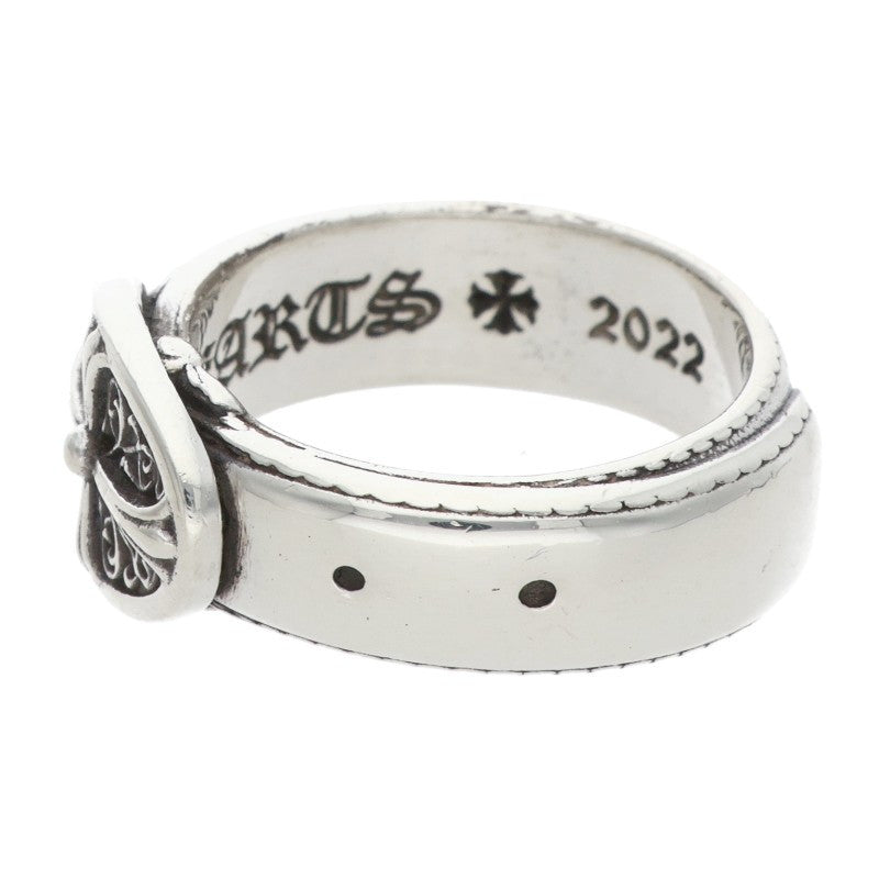 Chrome Hearts BELTED OVAL SML Silver Ring Size US 4