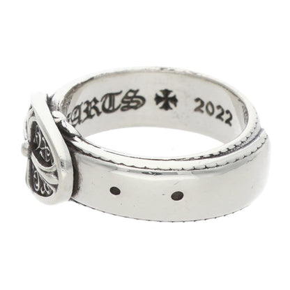 Chrome Hearts BELTED OVAL SML Silver Ring Size US 4