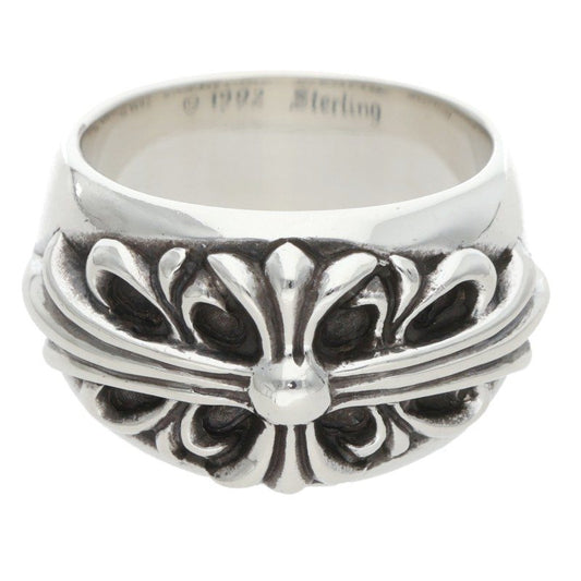 Chrome Hearts FLRL CRS Silver Ring Size ONE SIZE