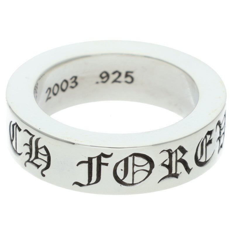 Chrome Hearts 6mm SPACER FOREVER Silver Ring Size ONE SIZE