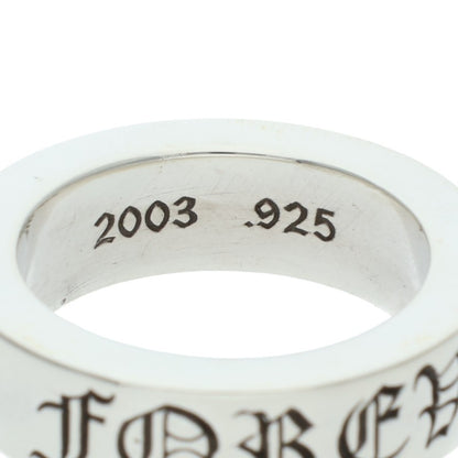 Chrome Hearts 6mm SPACER FOREVER Silver Ring Size ONE SIZE
