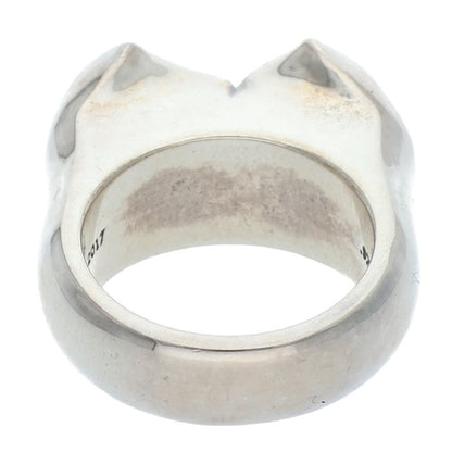 Chrome Hearts PPO DBL CHOMPER Silver Ring Size ONE SIZE