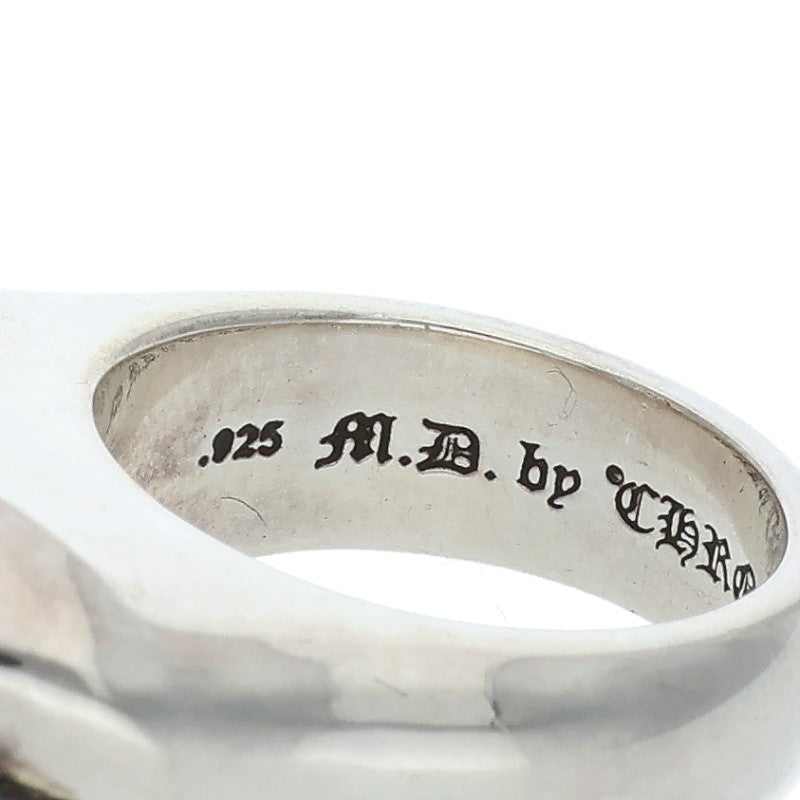 Chrome Hearts PPO DBL CHOMPER Silver Ring Size ONE SIZE