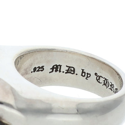 Chrome Hearts PPO DBL CHOMPER Silver Ring Size ONE SIZE