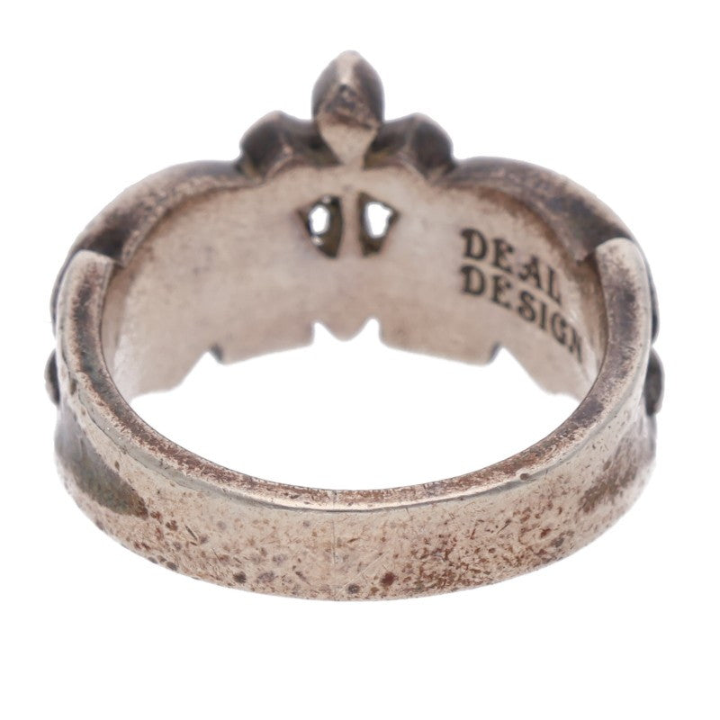 DEALDESIGN Skull Cross .925 Silver Ring Size ONE SIZE