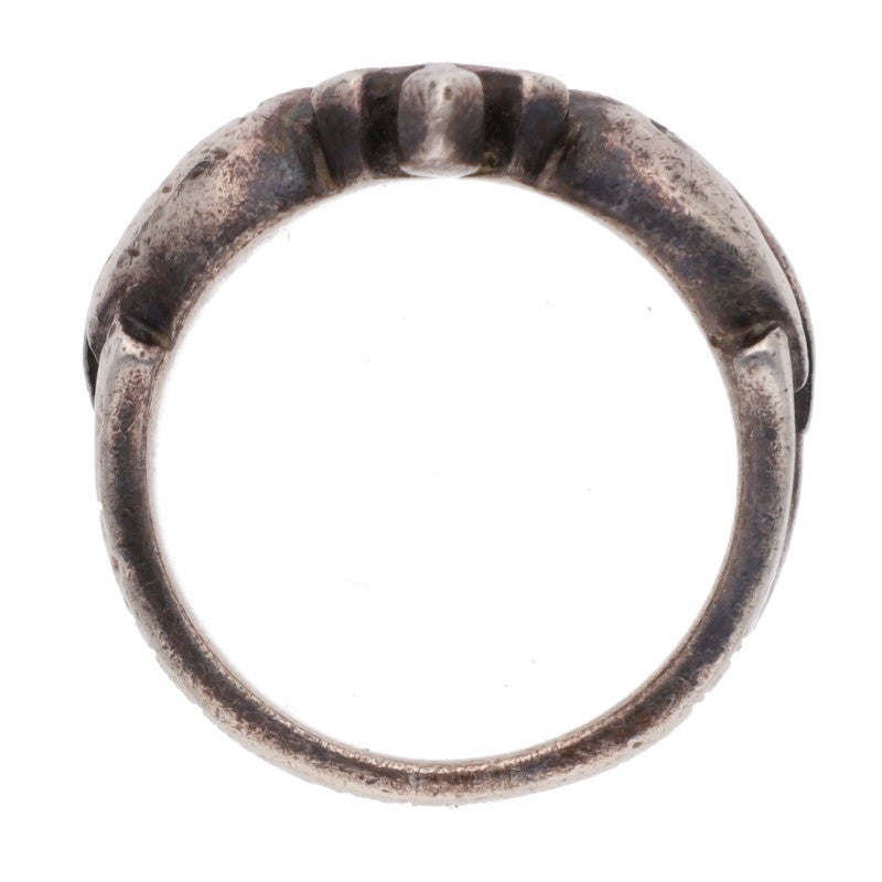 DEALDESIGN Skull Cross .925 Silver Ring Size ONE SIZE