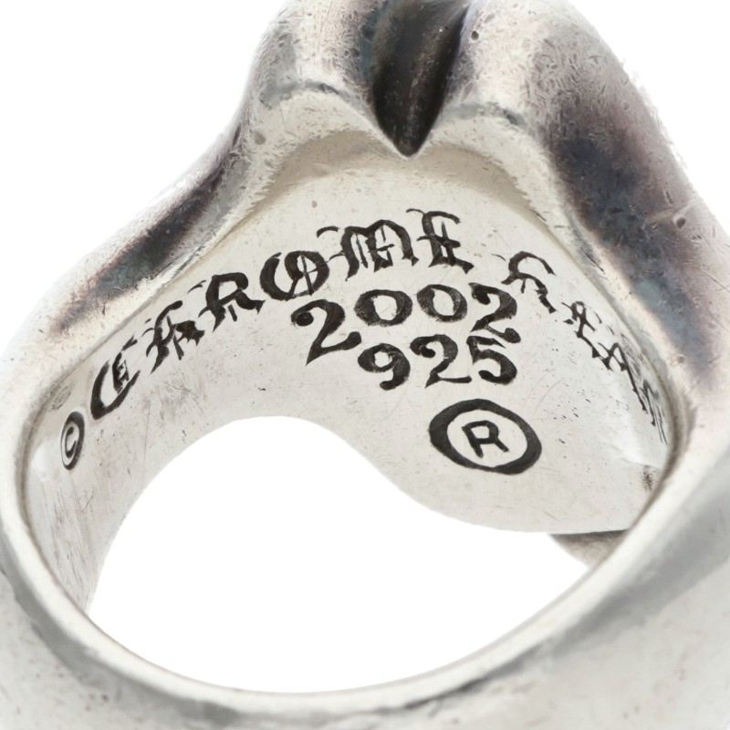 Chrome Hearts LIP TONGUE-MD Silver Ring Size JP 17.5