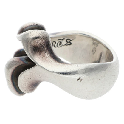 Chrome Hearts LIP TONGUE-MD Silver Ring Size JP 17.5