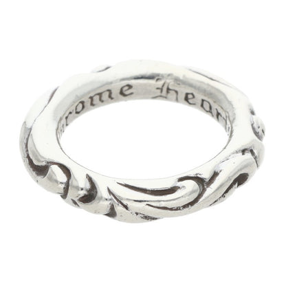 Chrome Hearts SCRL BAND Ring Silver Size US 6 (Silver 7.87g)