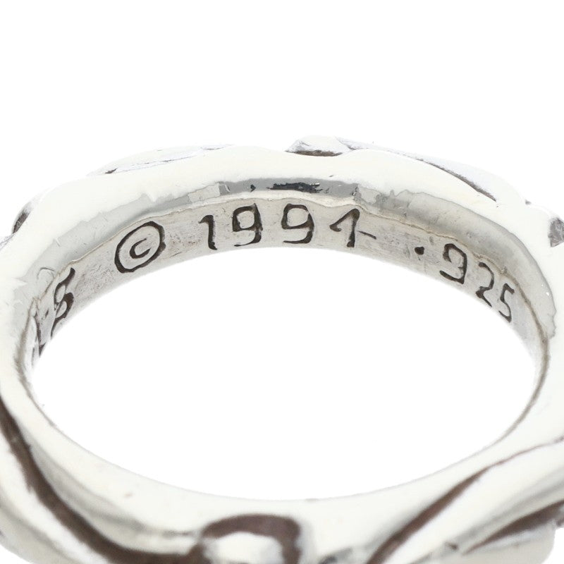 Chrome Hearts SCRL BAND Ring Silver Size US 6 (Silver 7.87g)