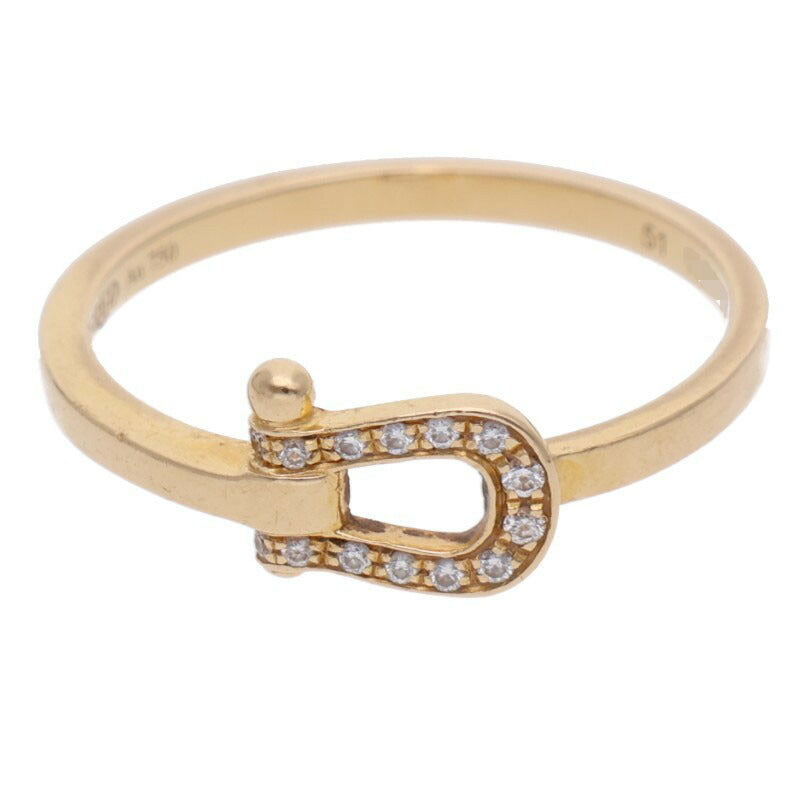 FRED Force 10 Mini K18YG Diamond Ring Size ONE SIZE