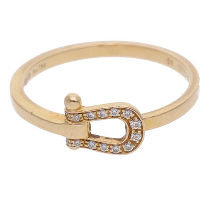 FRED Force 10 Mini K18YG Diamond Ring Size ONE SIZE