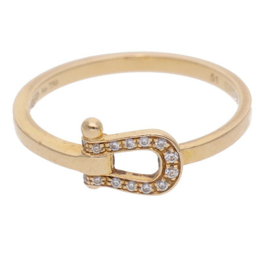 FRED Force 10 Mini K18YG Diamond Ring Size ONE SIZE
