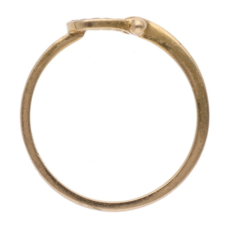 FRED Force 10 Mini K18YG Diamond Ring Size ONE SIZE