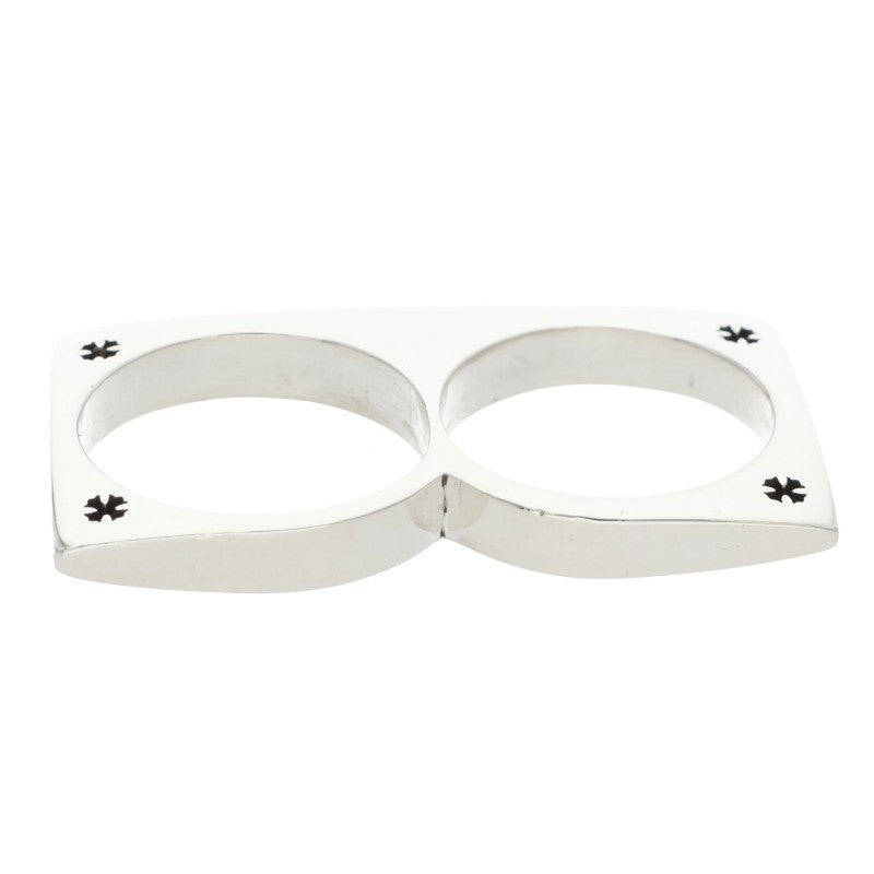 Chrome Hearts KH KNUCKLE Silver Ring Size US 7
