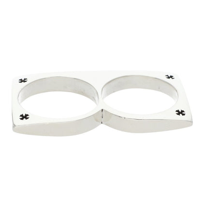 Chrome Hearts KH KNUCKLE Silver Ring Size US 7