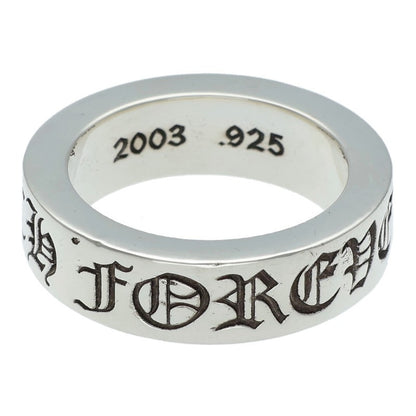 Chrome Hearts 6mm SPACER FOREVER Silver Ring Size ONE SIZE