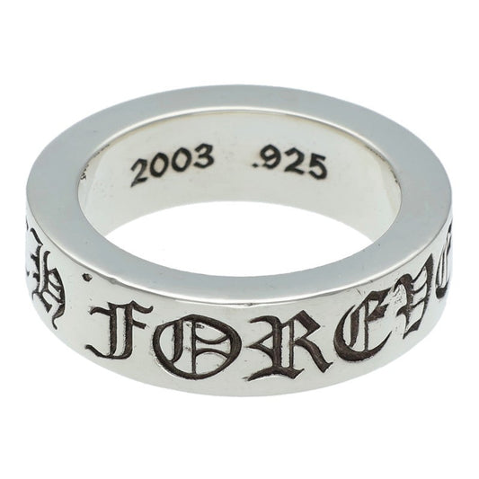 Chrome Hearts 6mm SPACER FOREVER Silver Ring Size ONE SIZE