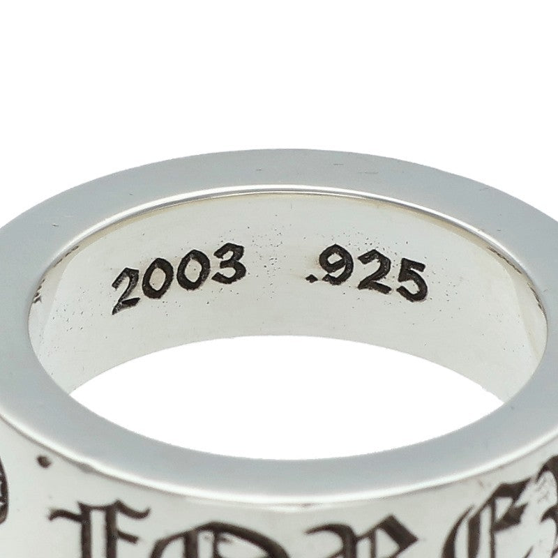 Chrome Hearts 6mm SPACER FOREVER Silver Ring Size ONE SIZE