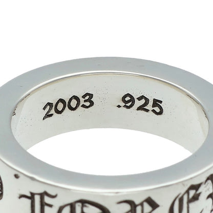 Chrome Hearts 6mm SPACER FOREVER Silver Ring Size ONE SIZE