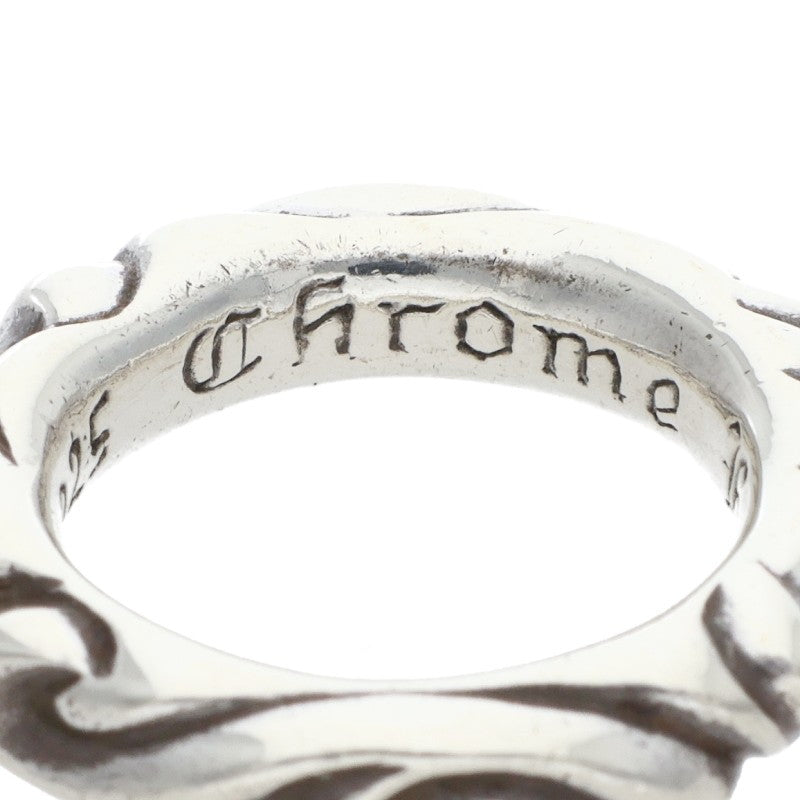 Chrome Hearts SCRL BAND Ring Silver Size JP 6 (Silver 7.55g)