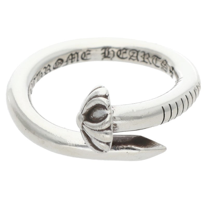Chrome Hearts Nail Cross Ball 925 Silver Ring Size ONE SIZE