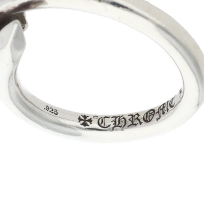 Chrome Hearts Nail Cross Ball 925 Silver Ring Size ONE SIZE