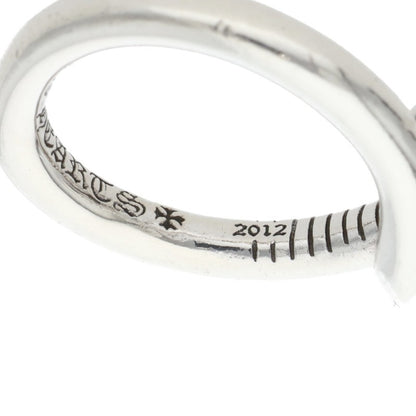 Chrome Hearts Nail Cross Ball 925 Silver Ring Size ONE SIZE