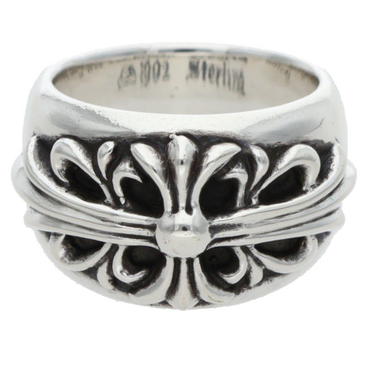 Chrome Hearts FLRL CRS Floral Cross Silver Size ONE SIZE