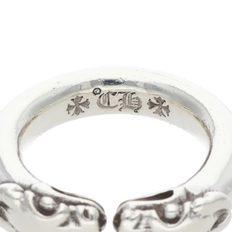 Chrome Hearts DOUBLE DOG RING Silver Ring Size ONE SIZE