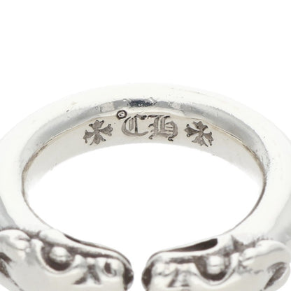 Chrome Hearts DOUBLE DOG RING Silver Ring Size ONE SIZE