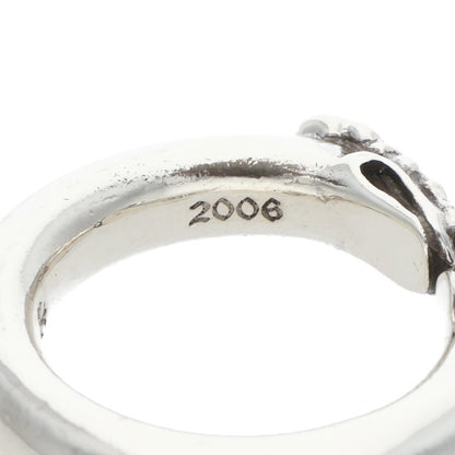 Chrome Hearts DOUBLE DOG RING Silver Ring Size ONE SIZE