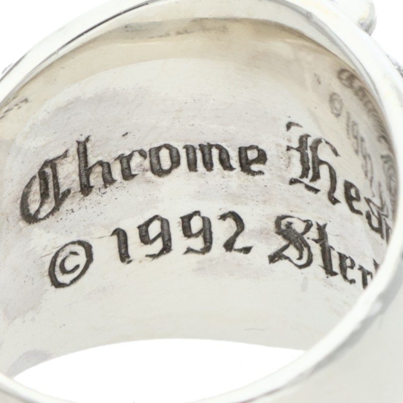 Chrome Hearts KEEPER Silver Ring Size US 8
