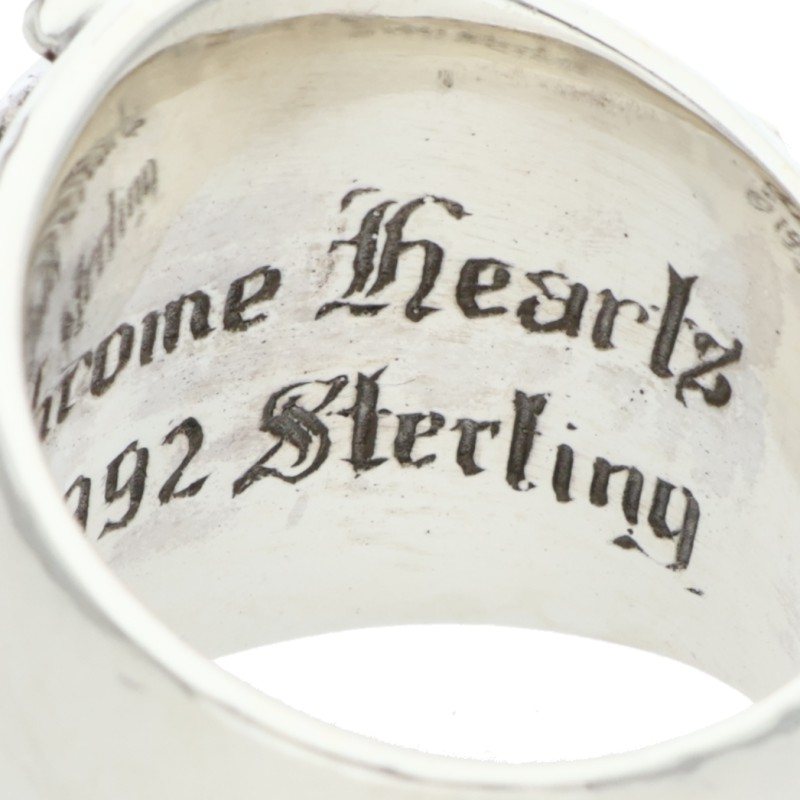 Chrome Hearts KEEPER Silver Ring Size US 8
