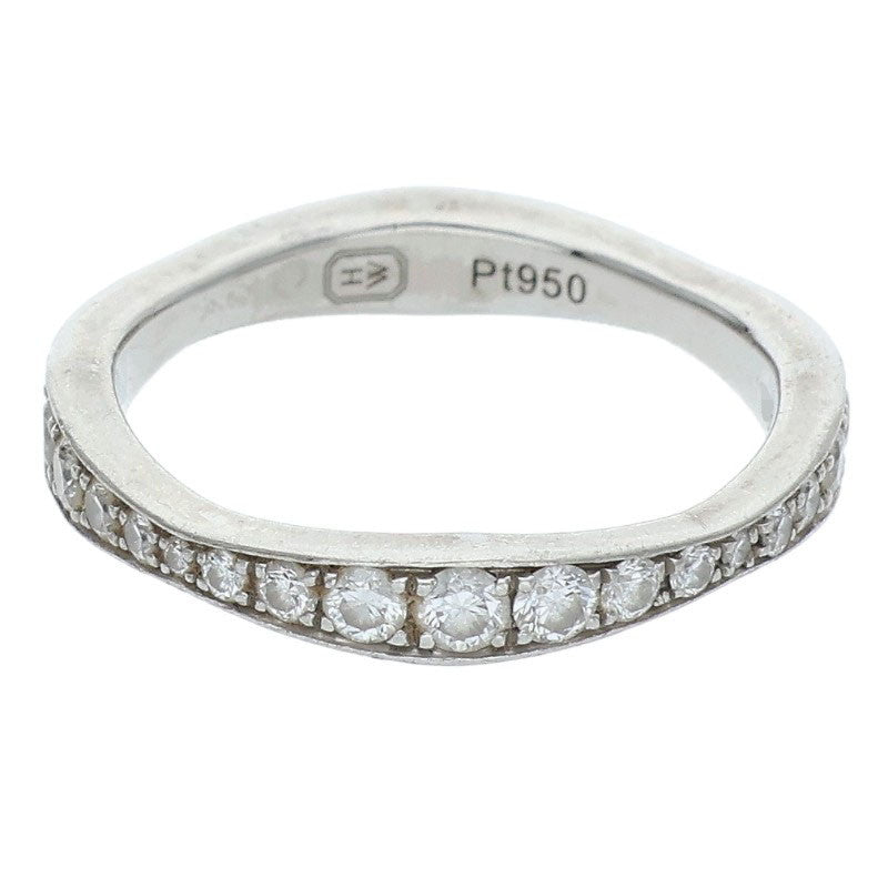HARRY WINSTON Pave Wave Band Pt950 Pave Size ONE SIZE