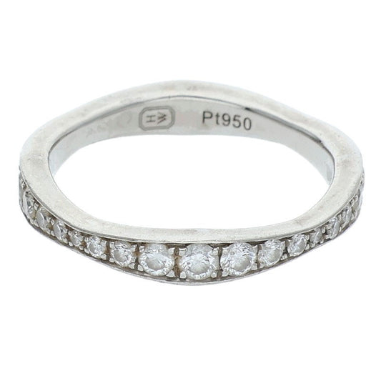 HARRY WINSTON Pave Wave Band Pt950 Pave Size ONE SIZE