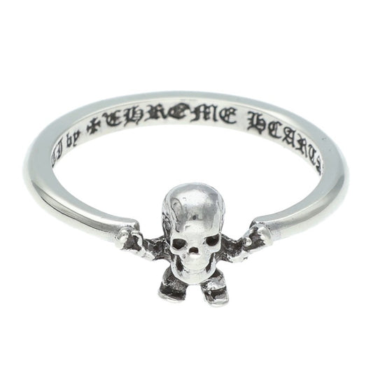 Chrome Hearts BUBBLGM FOTI Ring Silver Size 6.5 (Silver 1.65g)
