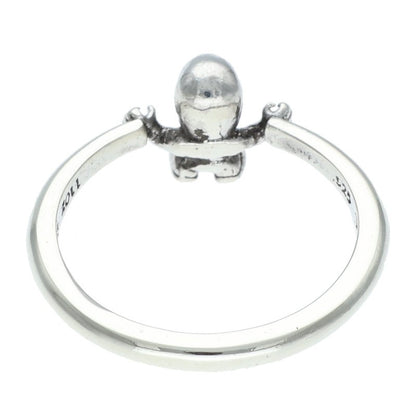 Chrome Hearts BUBBLGM FOTI Ring Silver Size 6.5 (Silver 1.65g)