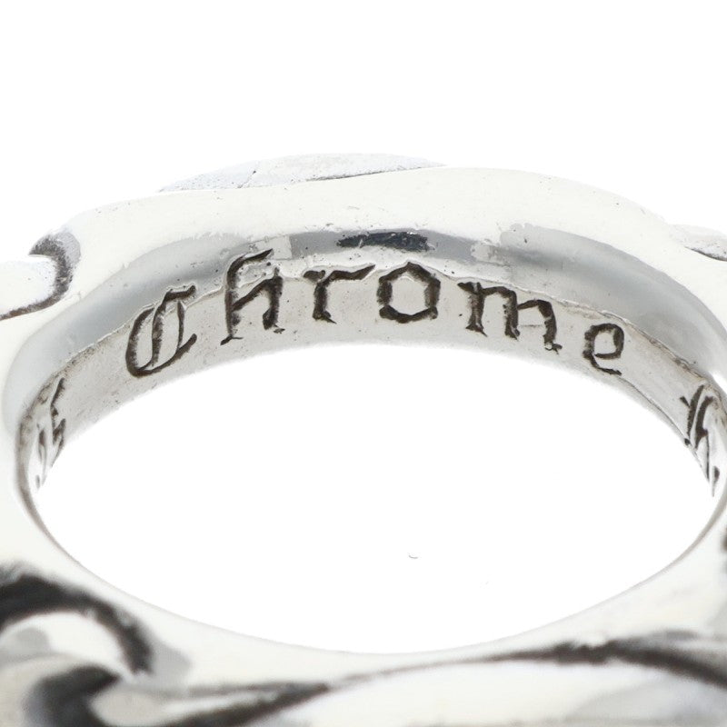 Chrome Hearts SCRL BAND Ring Silver Size JP 7 (Silver 7.89g)