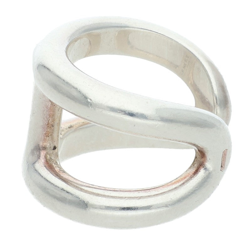 HERMES Osmose GM .925 Silver Ring Size ONE SIZE