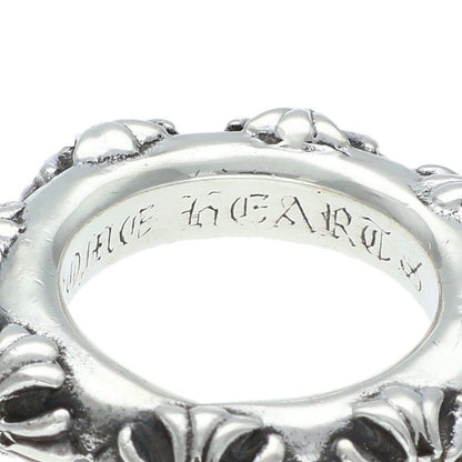 Chrome Hearts CROSS BAND DIA Silver Ring Size US 5