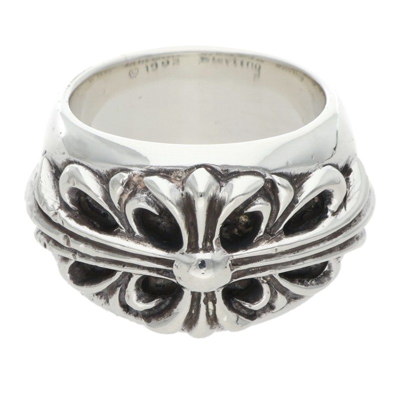 Chrome Hearts FLRL CRS Floral Cross Silver Size ONE SIZE