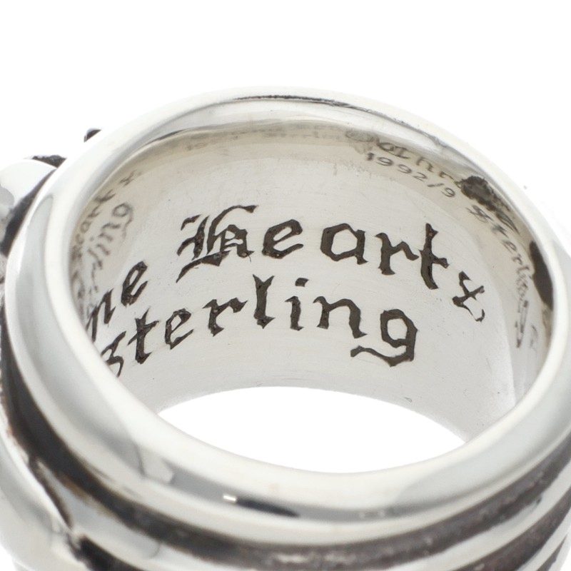 Chrome Hearts DAGGER P DMND Silver Ring Size ONE SIZE