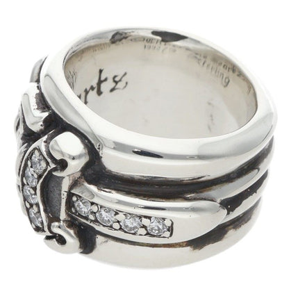 Chrome Hearts DAGGER P DMND Silver Ring Size ONE SIZE