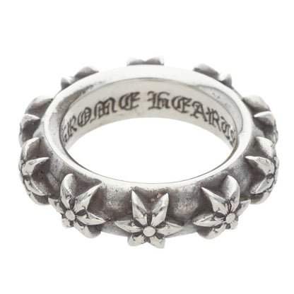 Chrome Hearts STAR BAND Silver Ring Size US 5