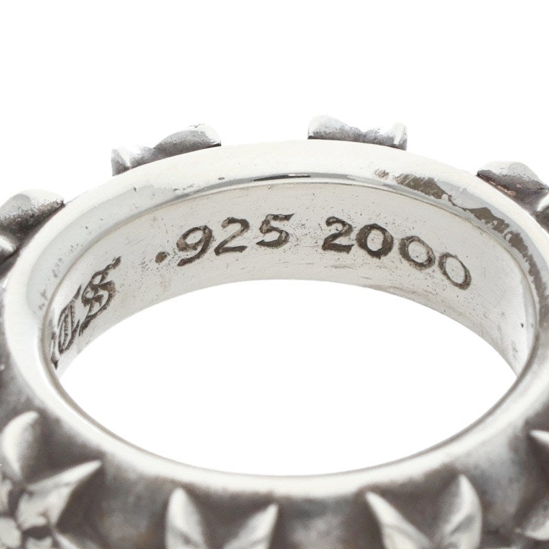Chrome Hearts STAR BAND Silver Ring Size US 5