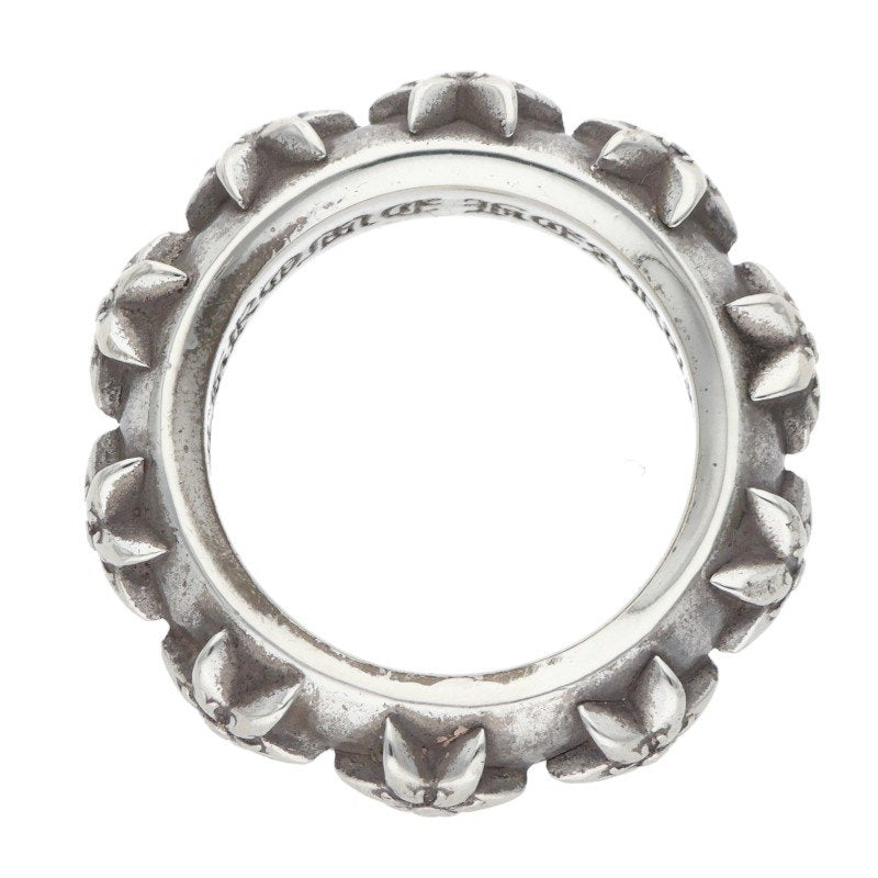 Chrome Hearts STAR BAND Silver Ring Size US 5