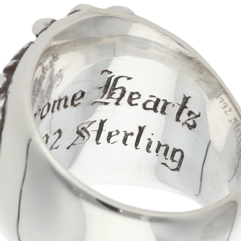 Chrome Hearts KEEPER Silver Ring Size ONE SIZE